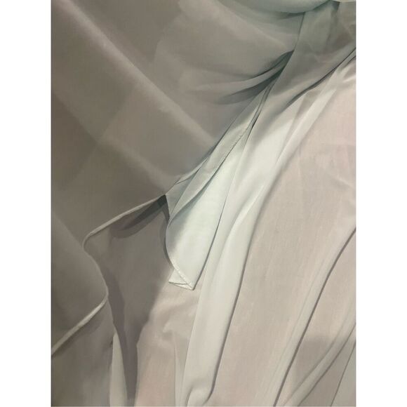 Miss Elaine XL Vintage Union Made Light Blue Robe with Pockets - Picture 4 of 8